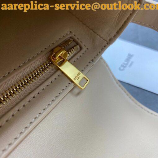 Replica Celine Triomphe Teen Bag In Nude Leather 15