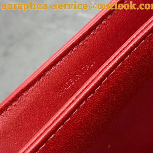 Replica Celine Triomphe Teen Bag In Red Leather 14