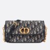 Replica Dior 30 Montaigne Medium Bag In Grey Dior Oblique Jacquard 11