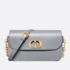 Replica Dior 30 Montaigne Medium Bag In Grey Dior Oblique Jacquard 11