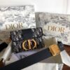 Replica Dior 30 Montaigne Micro Bag In Grey Box Calfskin 22