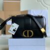 Replica Dior 30 Montaigne Medium Bag In Poudre Box Calfskin 12