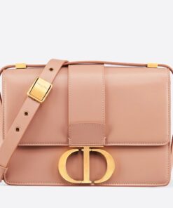 Replica Dior 30 Montaigne Medium Bag In Poudre Box Calfskin