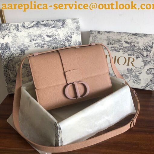 Replica Dior 30 Montaigne Medium Bag In Poudre Ultramatte Grained Calfskin 9