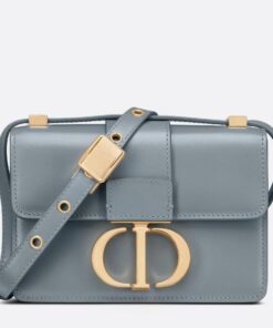 Replica Dior 30 Montaigne Micro Bag In Grey Box Calfskin