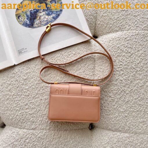 Replica Dior 30 Montaigne Micro Bag In Poudre Box Calfskin 5