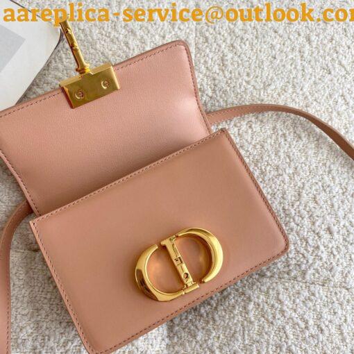 Replica Dior 30 Montaigne Micro Bag In Poudre Box Calfskin 8