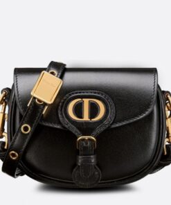 Replica Dior Bobby Micro Bag In Black Box Calfskin