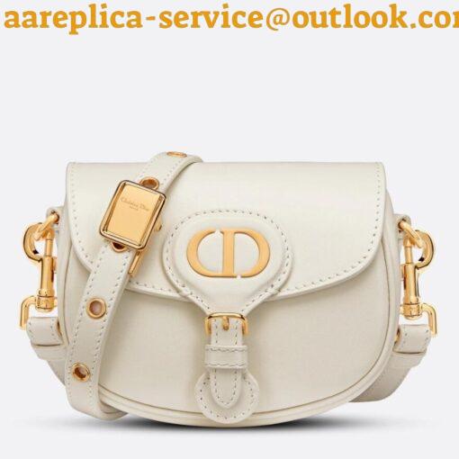 Replica Dior Bobby Micro Bag In White Box Calfskin 3