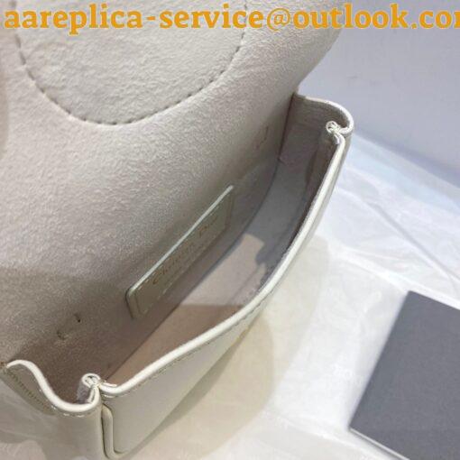 Replica Dior Bobby Micro Bag In White Box Calfskin 10