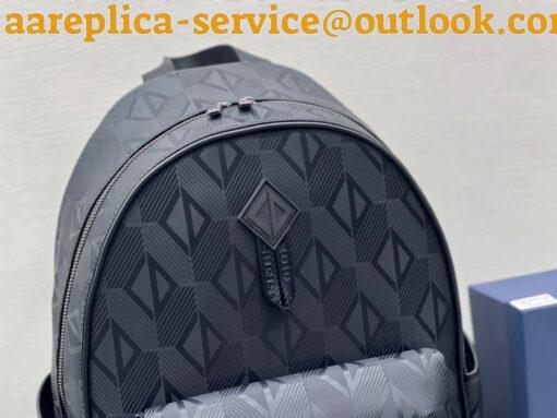 Replica Dior Explorer Backpack In Black CD Diamond Mirage Ski Capsule Nylon 4