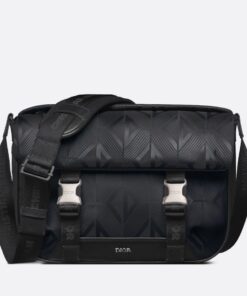 Replica Dior Explorer Messenger Bag In Black CD Diamond Mirage Ski Capsule Nylon