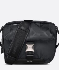 Replica Dior Explorer Pouch In Black CD Diamond Mirage Ski Capsule Nylon