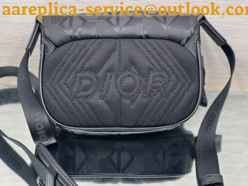 Replica Dior Explorer Pouch In Black CD Diamond Mirage Ski Capsule Nylon 9