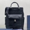 Replica Dior Lingot Briefcase in Black CD Diamond Canvas 13