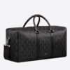 Replica Dior Lingot 50 Duffle Bag In Gray CD Diamond Canvas 11