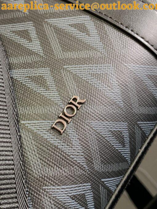 Replica Dior Lingot Briefcase in Black CD Diamond Canvas 10