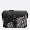 Replica Dior Men’s Saddle Pouch in Beige and Black Dior Oblique Jacquard 23