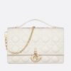 Replica Dior Miss Dior Top Handle Bag in Pastel Yellow Cannage Lambskin 12