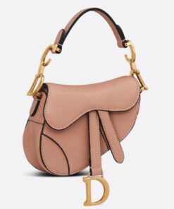 Replica Dior Saddle Micro Bag In Powder Goatskin