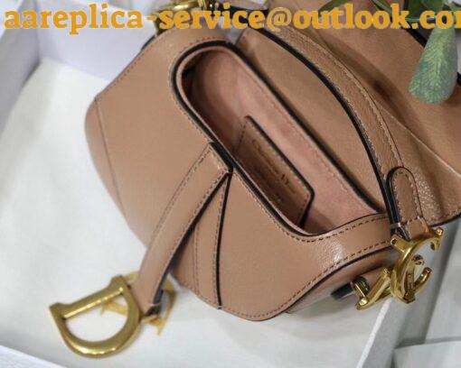 Replica Dior Saddle Micro Bag In Powder Goatskin 8