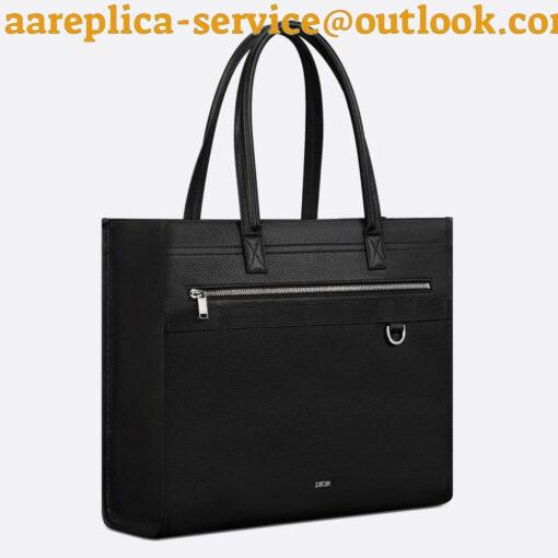 Replica Dior Safari Tote Bag in Black Dior Oblique Jacquard 12