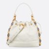 Replica Dior Small Jolie Top Handle Bag in White Cannage Calfskin 13