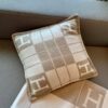 Replica Hermes Orange Small Avalon Pillow Cover 8