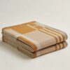 Replica Hermes Ithaque Blanket in Cuivre Wool and Cashmere 10