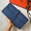 Replica Hermes Jige Elan 29 Clutch Bag In Gold Epsom Leather 10