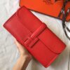 Replica Hermes Jige Elan 29 Clutch Bag In Taupe Epsom Leather 10