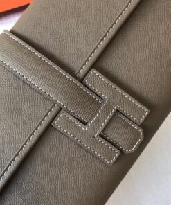 Replica Hermes Jige Elan 29 Clutch Bag In Taupe Epsom Leather 2