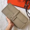 Replica Hermes Jige Elan 29 Clutch Bag In Beton Epsom Leather 10