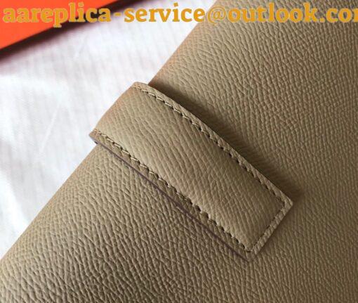 Replica Hermes Jige Elan 29 Clutch Bag In Tourterelle Epsom Leather 5