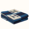 Replica Hermes Nature Avalon Bayadere Throw Blanket 10