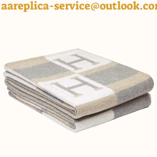 Replica Hermes Nature Avalon Bayadere Throw Blanket