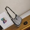 Replica Prada Cleo Bag In Wisteria Satin with Cystal Appliques 12