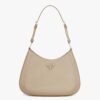 Replica Prada Cleo Small Bag In White Brushed Leather 10