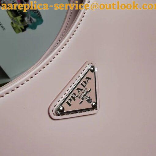 Replica Prada Cleo Large Bag In Pink Brushed Leather 2