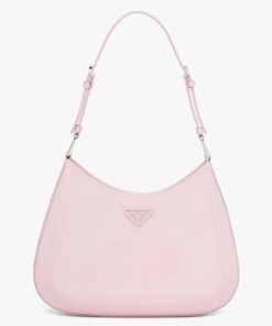 Replica Prada Cleo Large Bag In Pink Brushed Leather