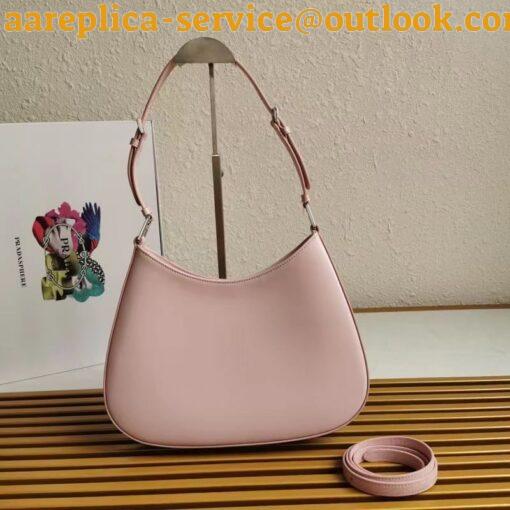 Replica Prada Cleo Large Bag In Pink Brushed Leather 7