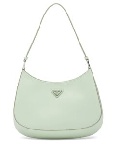 Replica Prada Cleo Small Bag In Aqua Brushed Leather