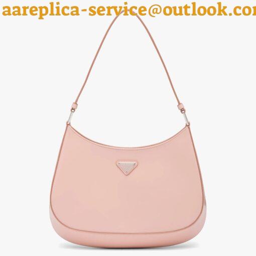 Replica Prada Cleo Small Bag In Pink Brushed Leather