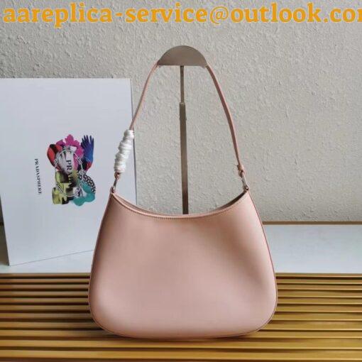 Replica Prada Cleo Small Bag In Pink Brushed Leather 6