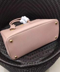 Replica Prada Galleria Large Bag In Pink Saffiano Leather 2