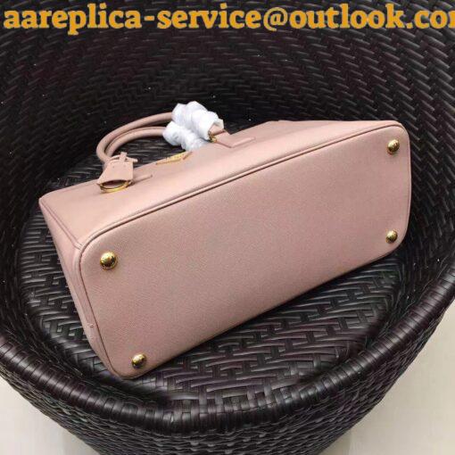 Replica Prada Galleria Large Bag In Pink Saffiano Leather 2