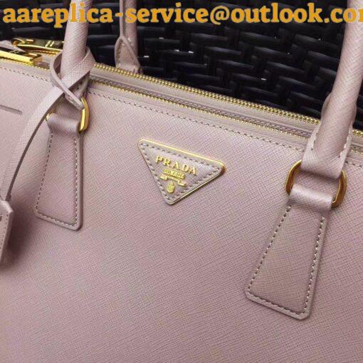 Replica Prada Galleria Large Bag In Pink Saffiano Leather 3