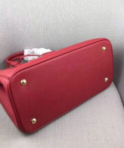 Replica Prada Galleria Large Bag In Red Saffiano Leather 2