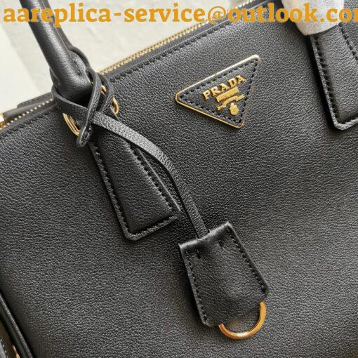 Replica Prada Galleria Large Tote Bag in Black Calfskin 12