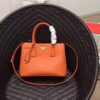 Replica Prada Mini Galleria Bag In White Saffiano Leather 11